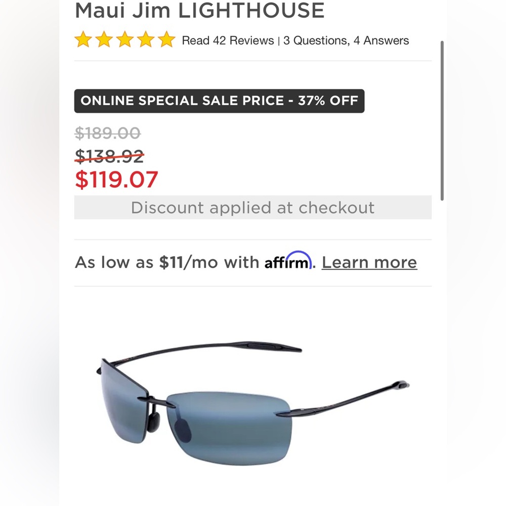 Maui Jim Lighthouse Sunglasses